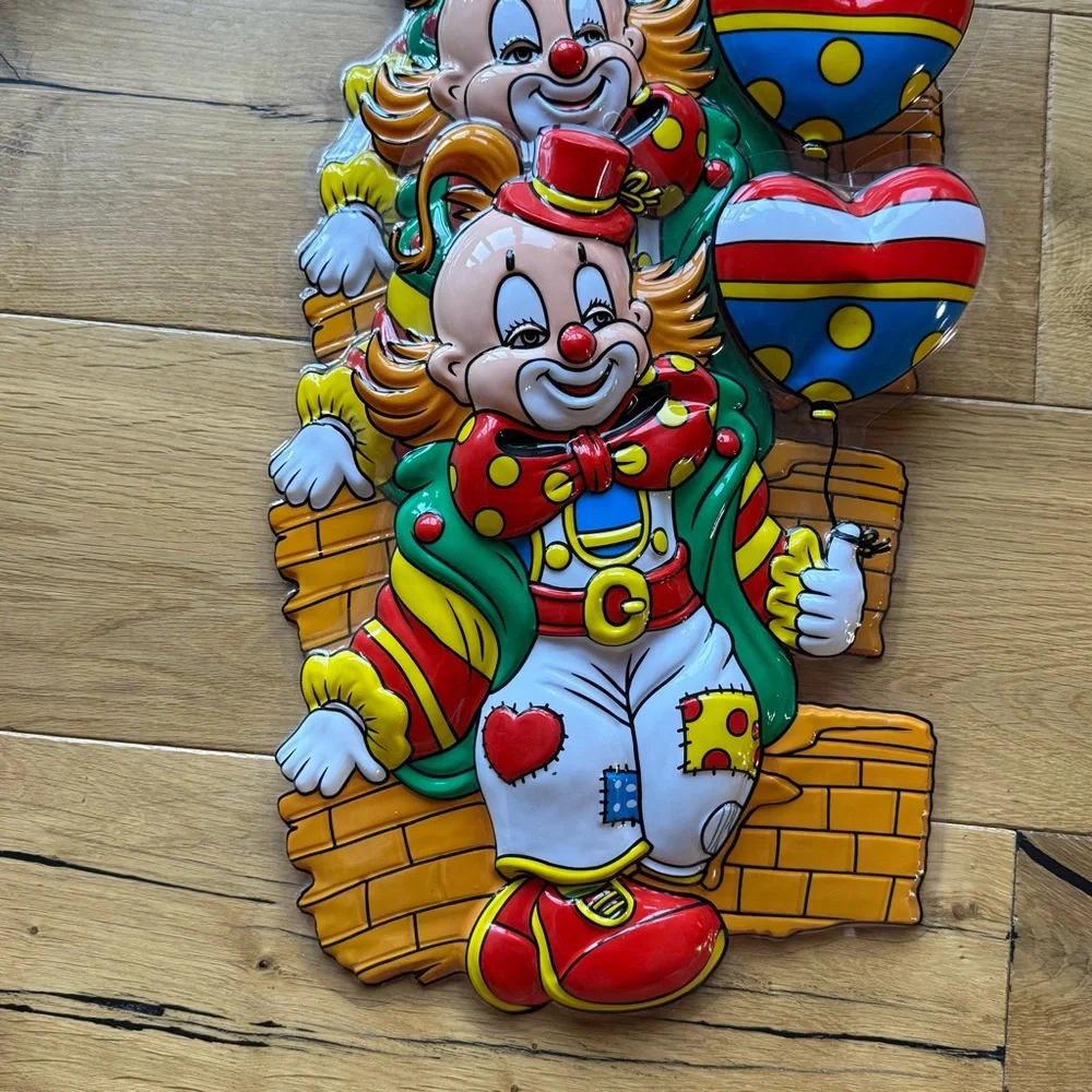 NWT - Unique Circus Clown Fun Parrty Props for hanging | Set of 7 | Multi-Color